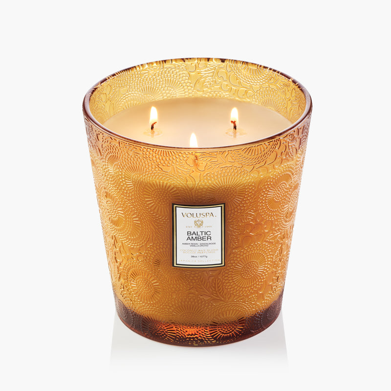 Baltic Amber - 3 Wick Hearth Candle