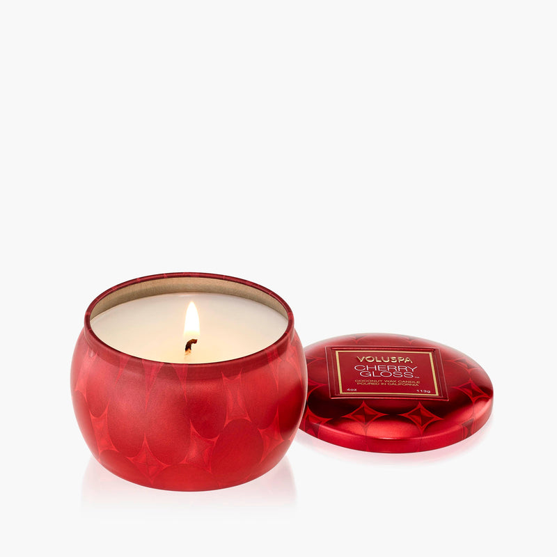 Cherry Gloss - Mini Tin Candle