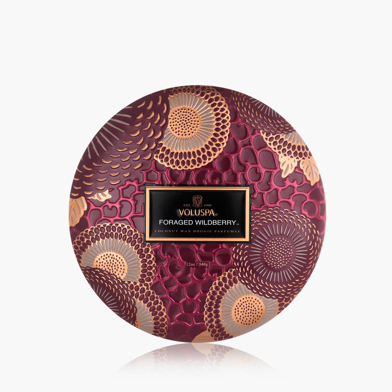 Foraged Wildberry - 3 Wick Tin Candle