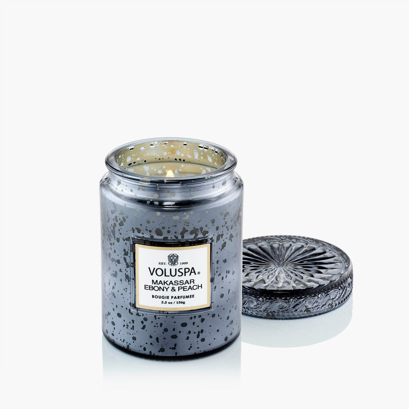 Makassar Ebony & Peach - Small Jar Candle