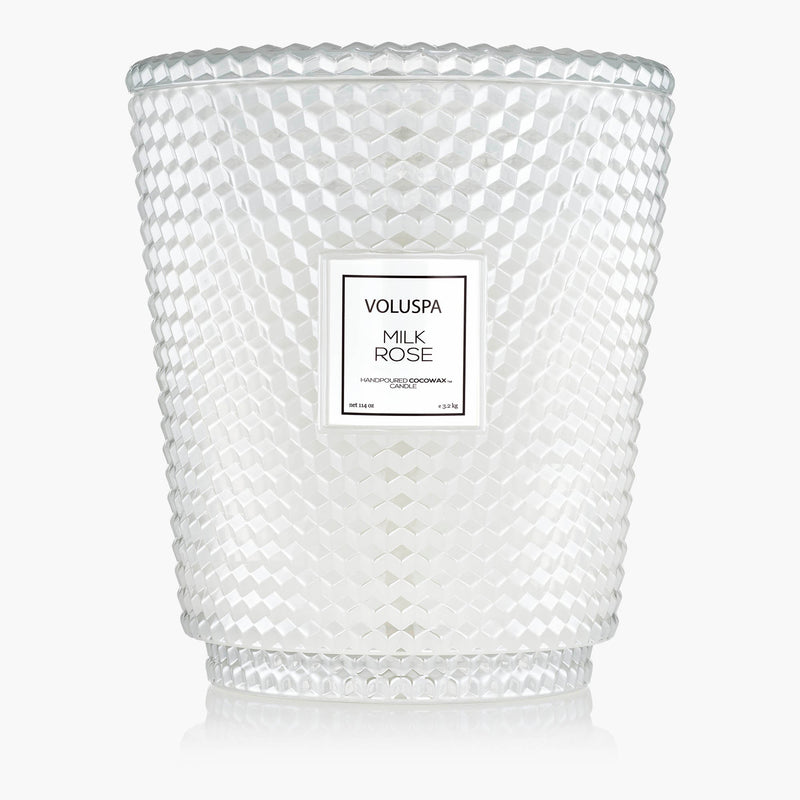 Milk Rose - 5 Wick Hearth Candle - view 1