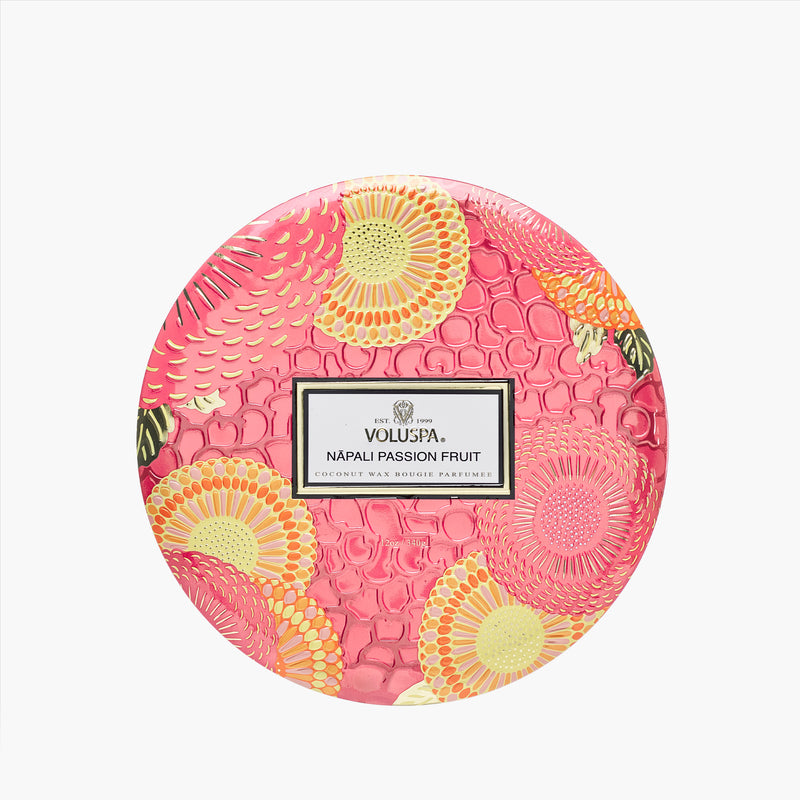 Nāpali Passion Fruit - 3 Wick Tin Candle