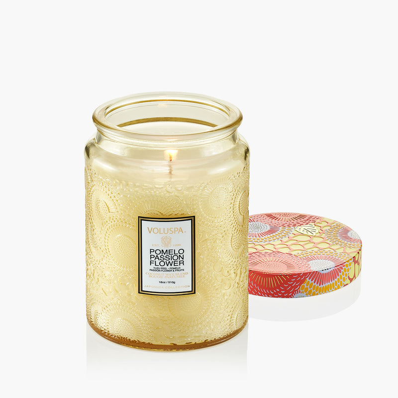 Pomelo Passion Flower - Large Jar Candle - view 2