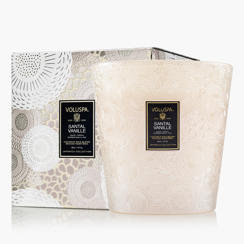Santal Vanille - 3 Wick Hearth Candle