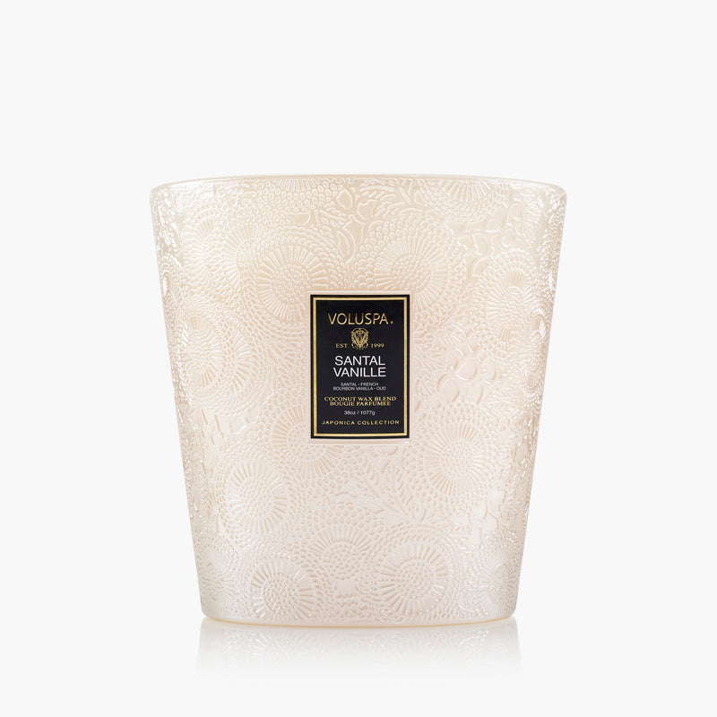 Santal Vanille - 3 Wick Hearth Candle