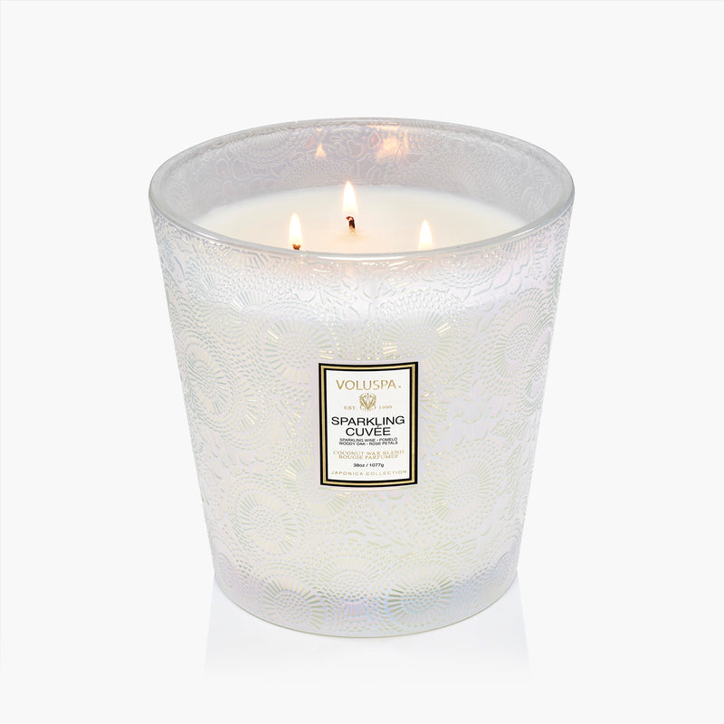 Sparkling Cuvée - 3 Wick Hearth Candle - view 3