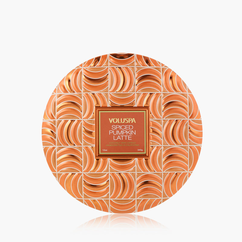 Spiced Pumpkin Latte - 3 Wick Tin Candle