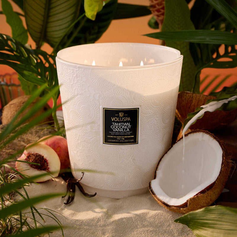 Tahitian Coconut Vanilla - 5 Wick Hearth Candle