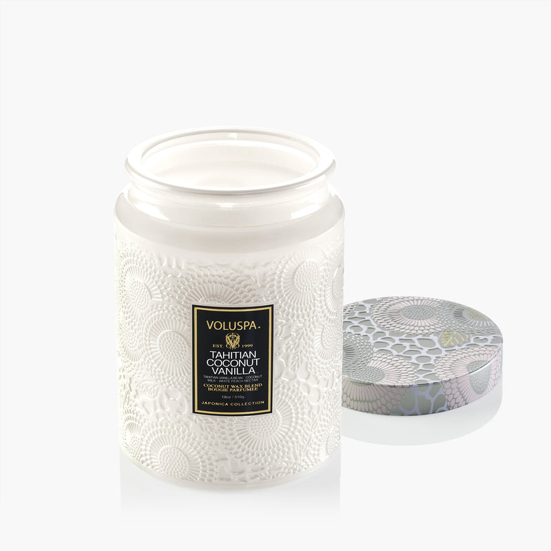 Tahitian Coconut Vanilla - Large Jar Candle