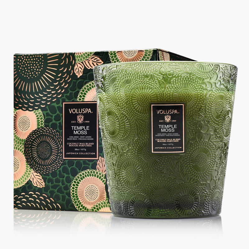 Temple Moss - 3 Wick Hearth Candle