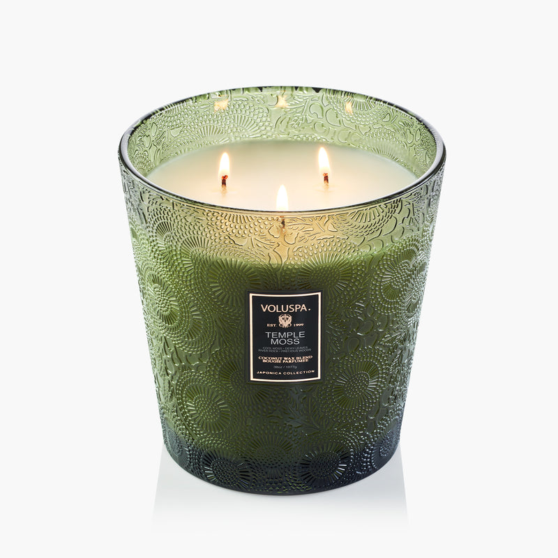 Temple Moss - 3 Wick Hearth Candle