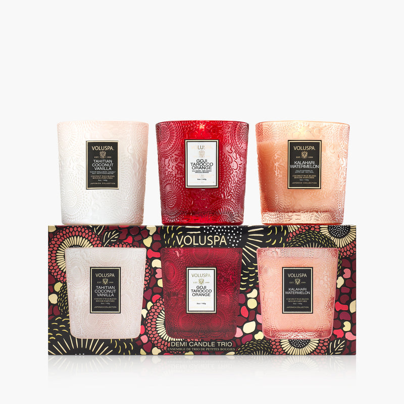Fruits of Paradise - 3 Demi Candle Gift Set - view 1