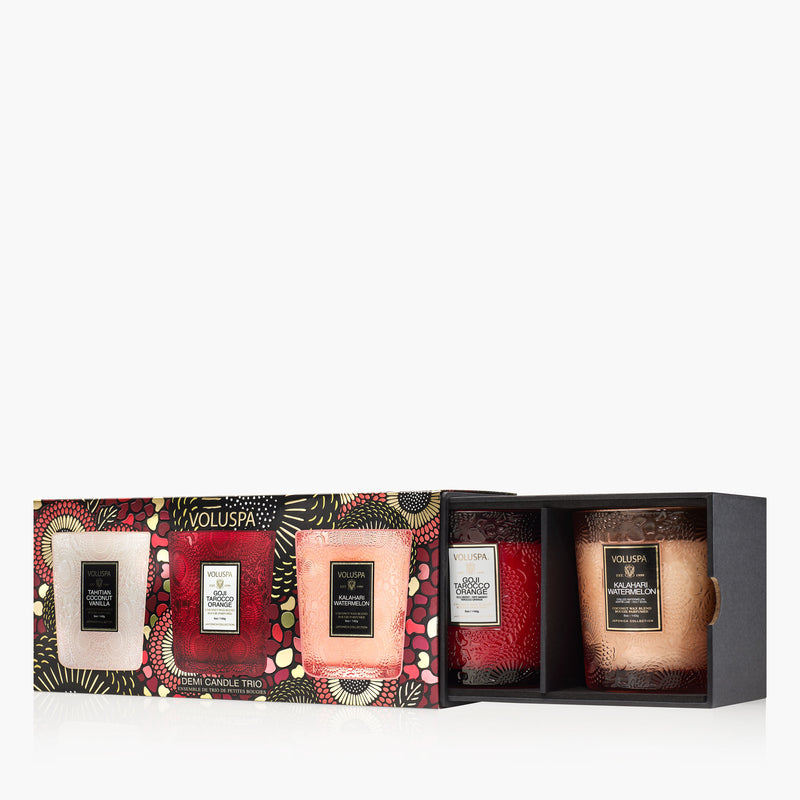 Fruits of Paradise - 3 Demi Candle Gift Set - view 2