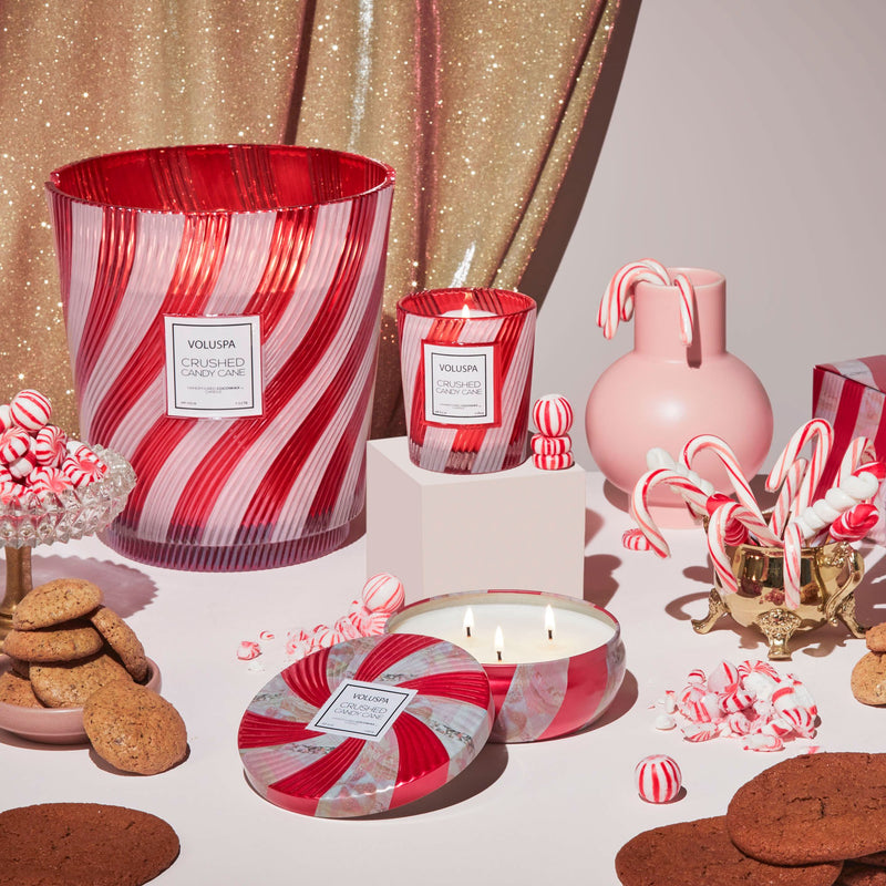 Crushed Candy Cane - Classic Candle