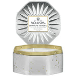 Branche Vermeil - 3 Wick Octagon Tin Candle
