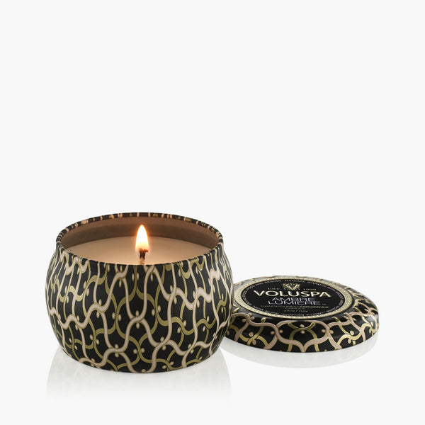 Ambre Lumiere | Mini Tin Candle | VOLUSPA