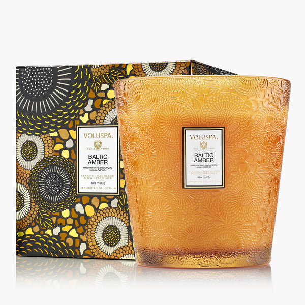 Baltic Amber - 3 Wick Hearth Candle