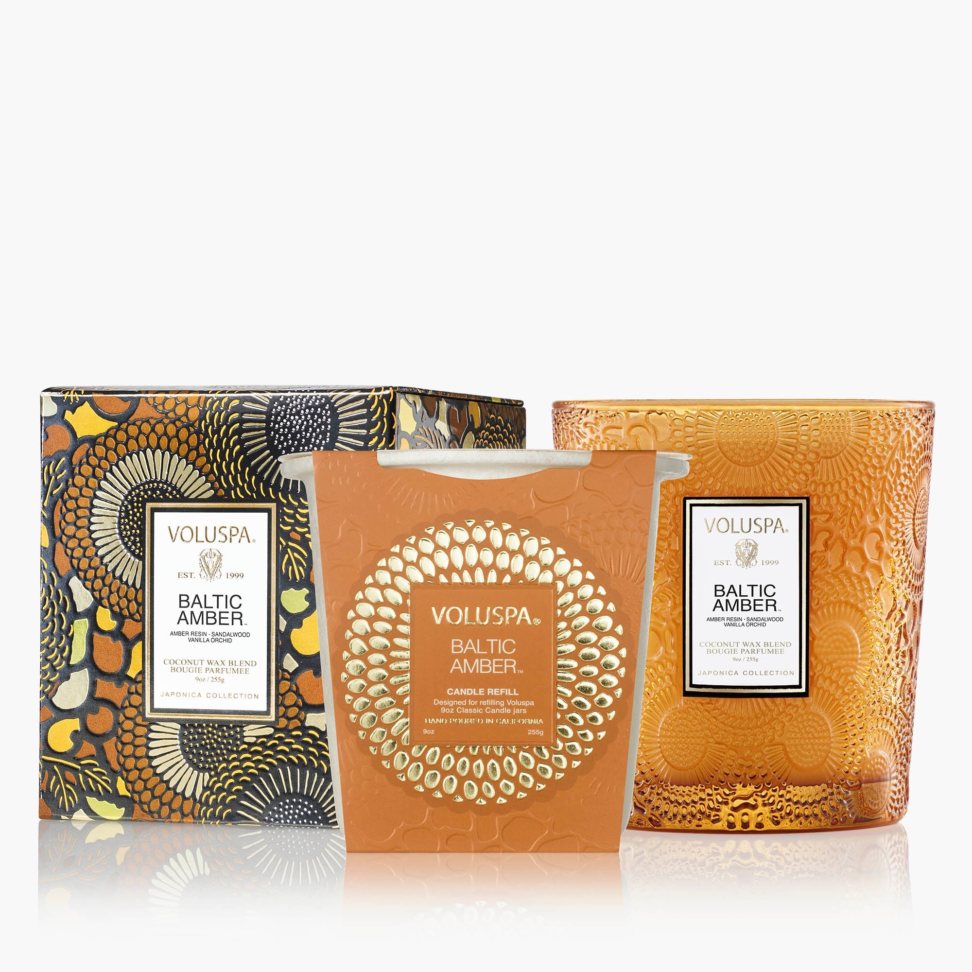 Baltic Amber | Classic Candle & Refill | VOLUSPA