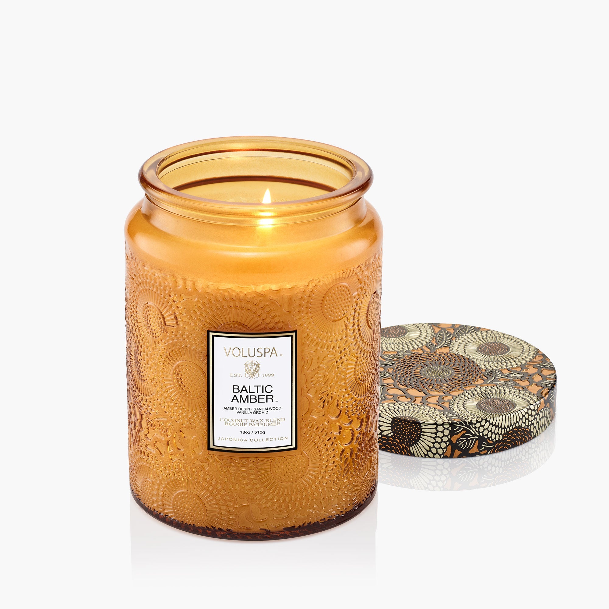 Baltic Amber - Warm, Inviting Scent - Large 18 oz Jar Candle | Voluspa