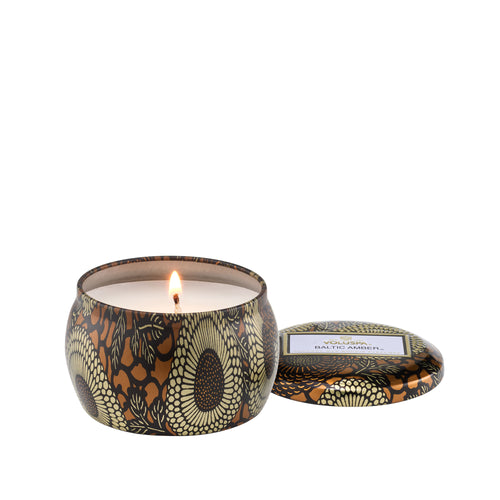 Baltic Amber - Mini Tin Candle