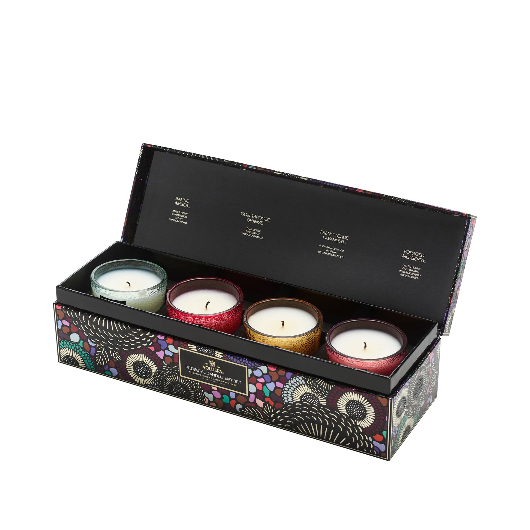 Japonica Best Sellers - 4 Petite Pedestal Candle Gift Set