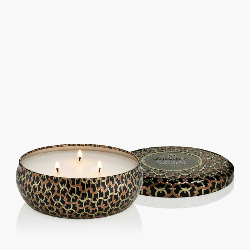 Burning Woods - 3 Wick Tin Candle