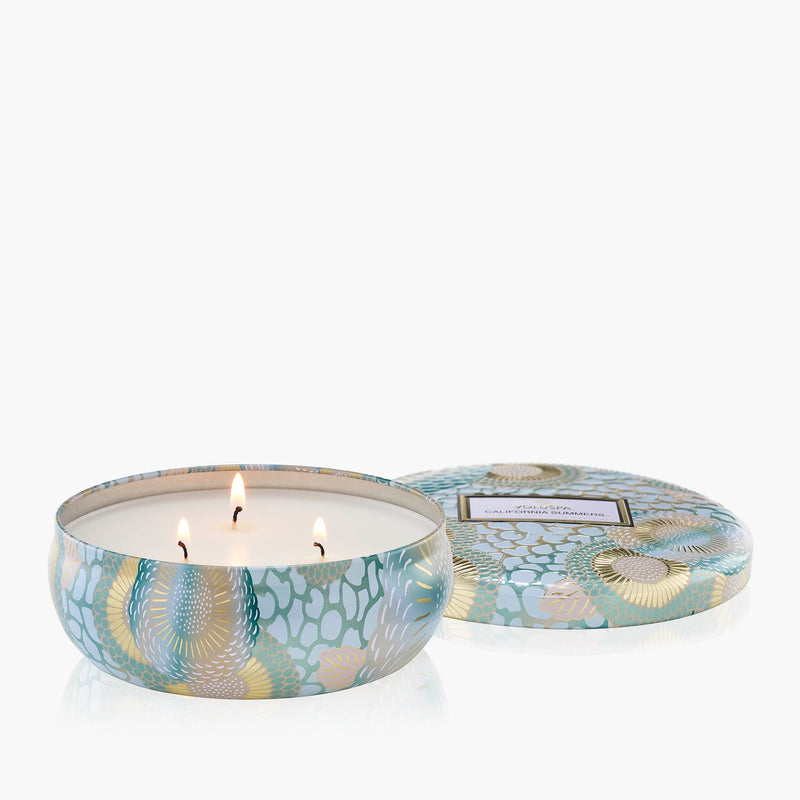 California Summers - 3 Wick Tin Candle