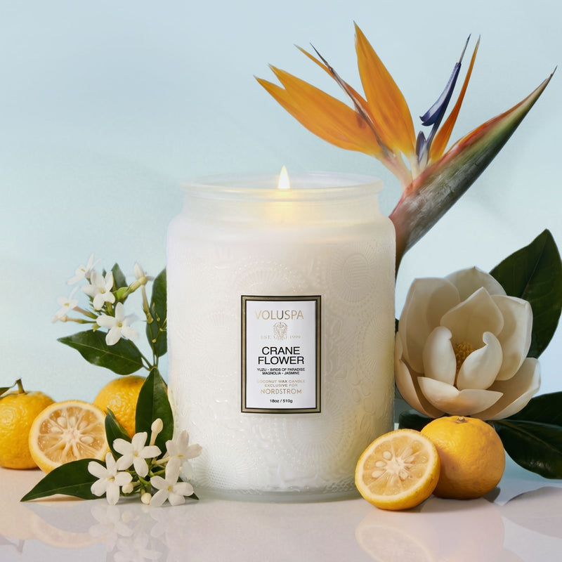 Crane Flower - Large Jar Candle - view 2