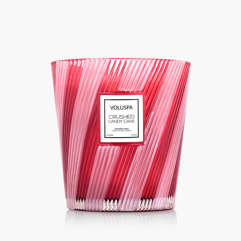 Crushed Candy Cane - 3 Wick Hearth Candle