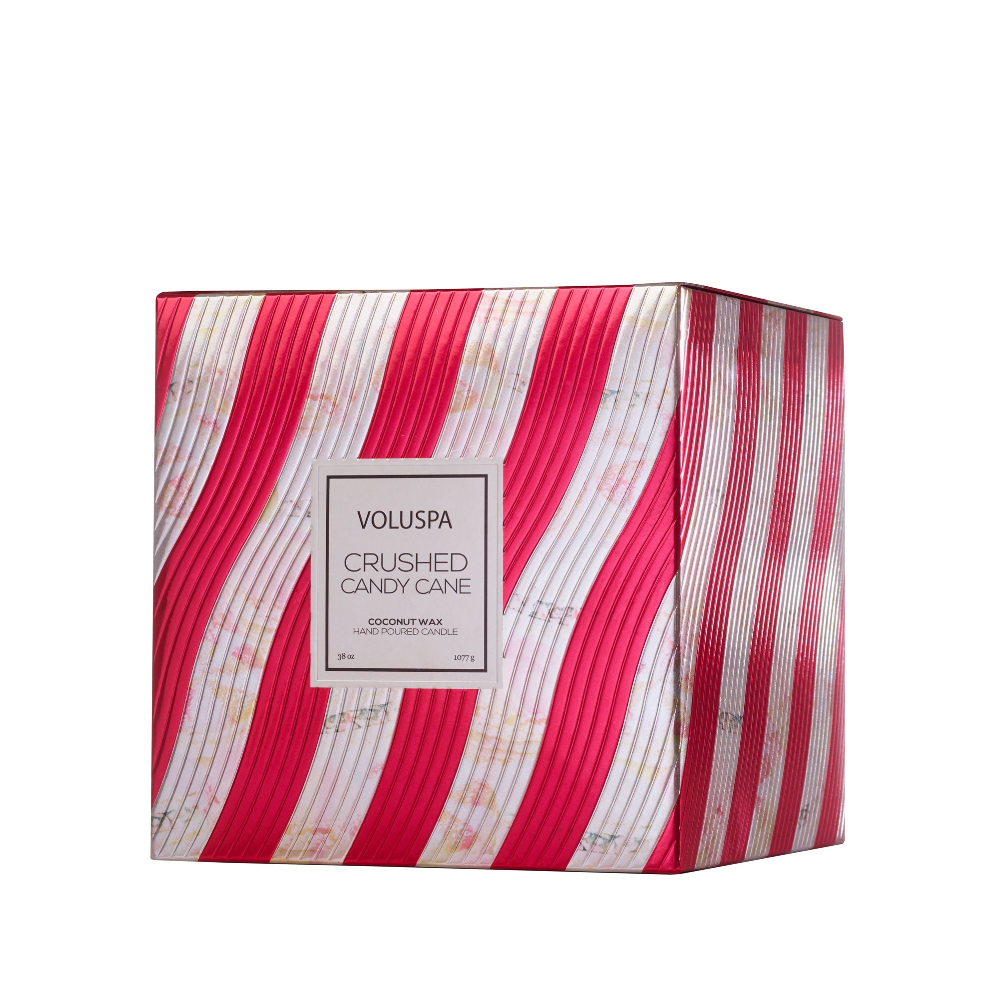 Crushed Candy Cane - 3 Wick Hearth Candle