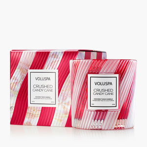 Crushed Candy Cane - Luxe Classic Candle view 1