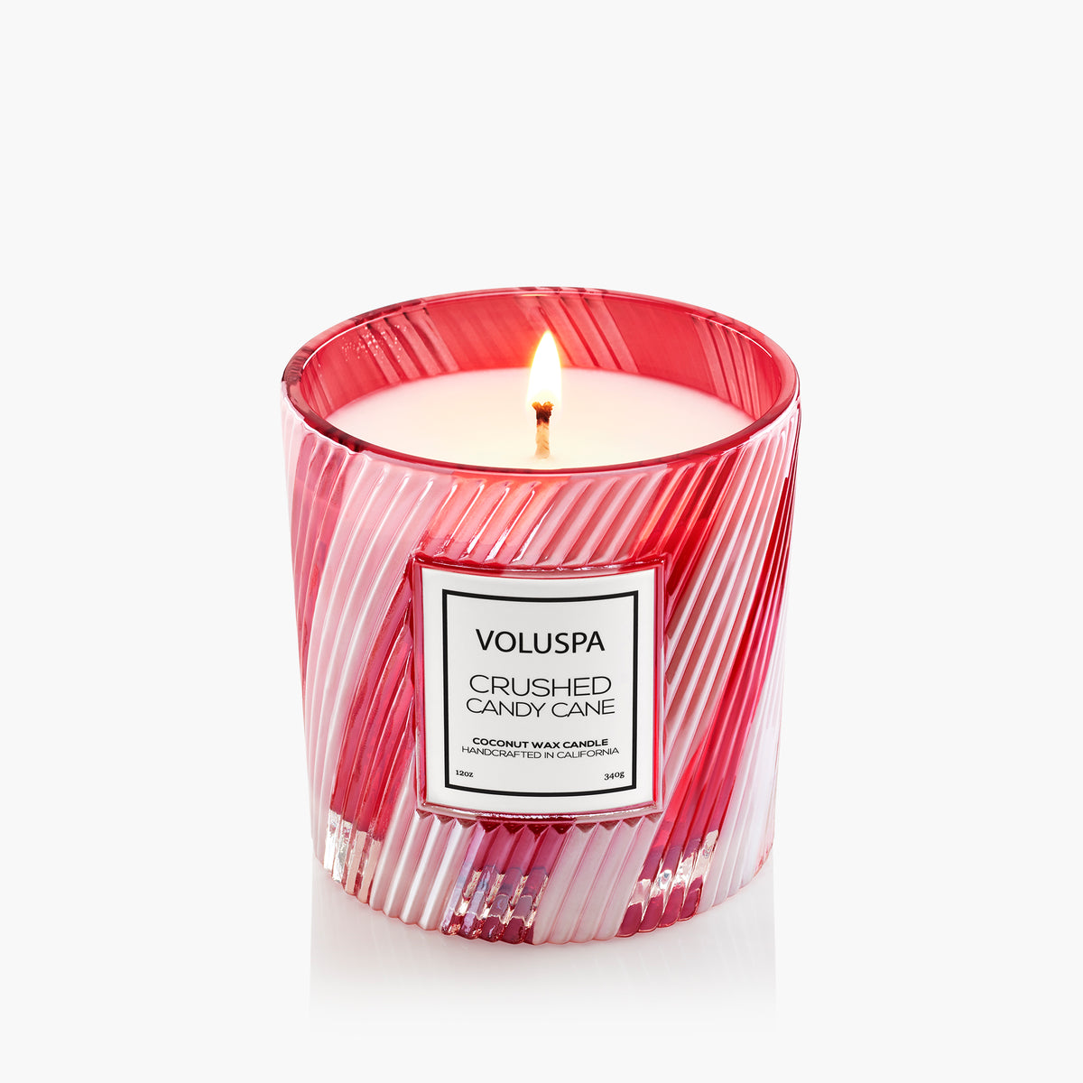 Crushed Candy Cane - Luxe Classic Candle view 4