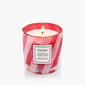 Crushed Candy Cane - Luxe Classic Candle view 4