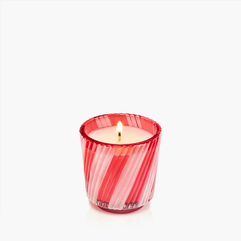 Crushed Candy Cane - Pedestal Candle