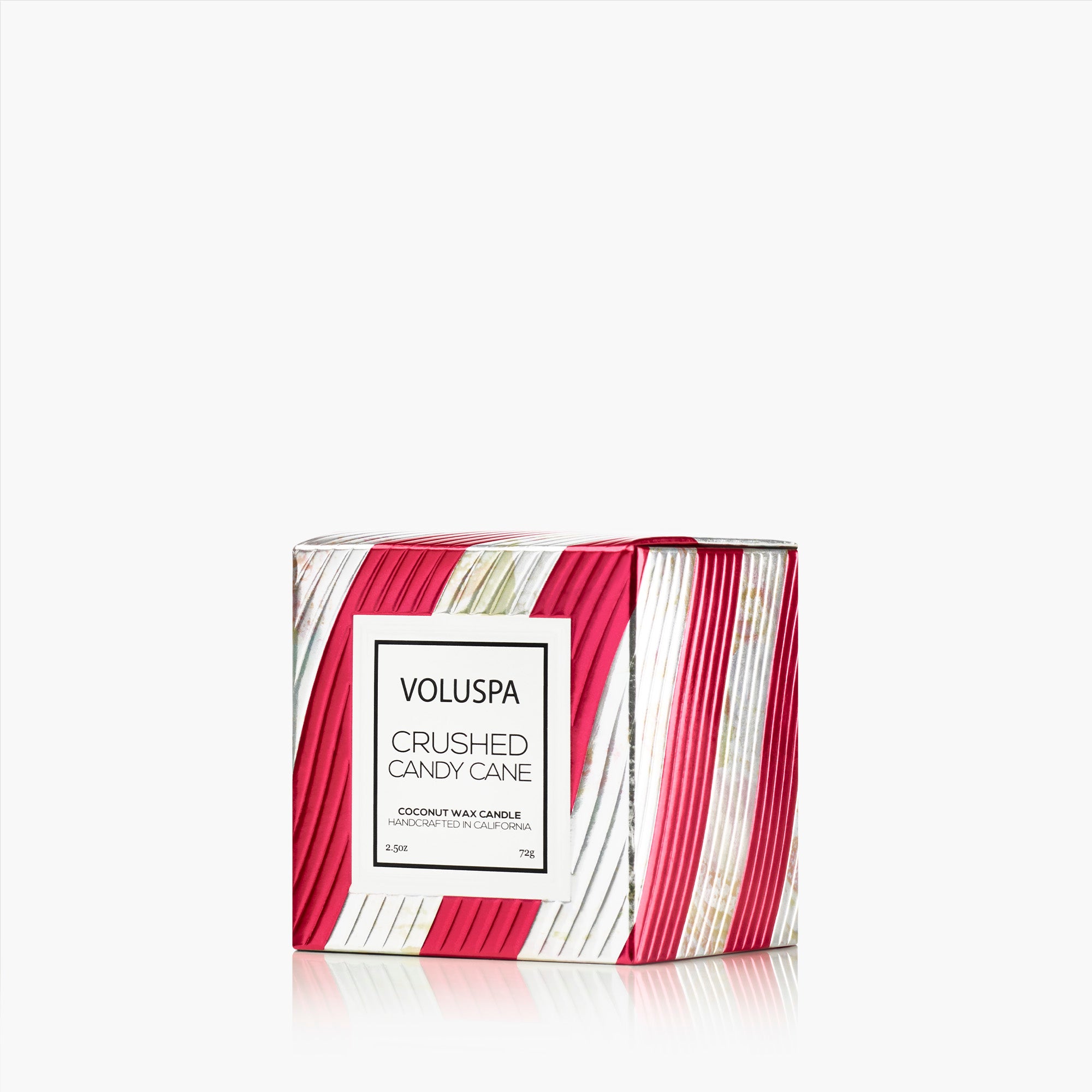 Crushed Candy Cane | Pedestal Candle | VOLUSPA