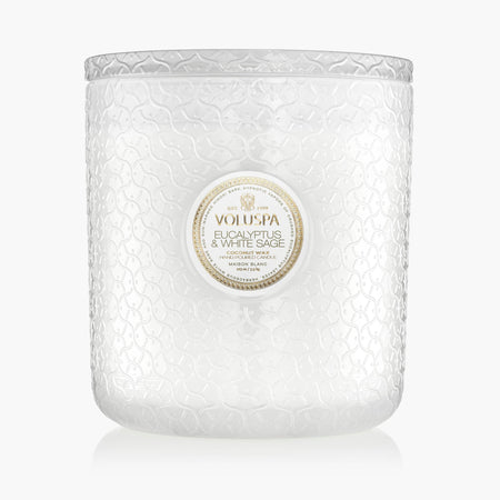 Eucalyptus & White Sage - 5 Wick Hearth Candle