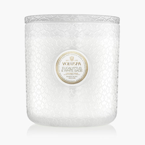Eucalyptus & White Sage - 5 Wick Hearth Candle