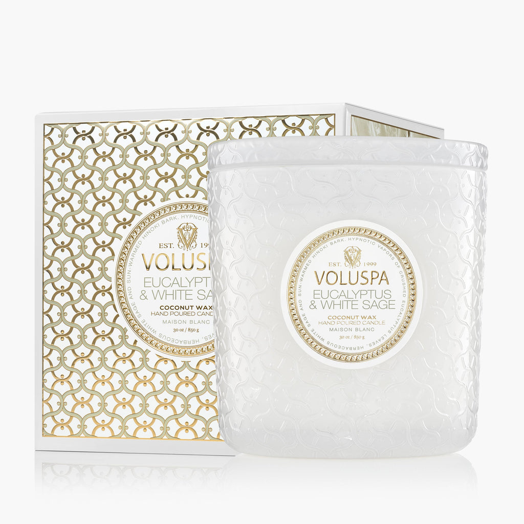 Eucalyptus White Sage - Luxe Candle