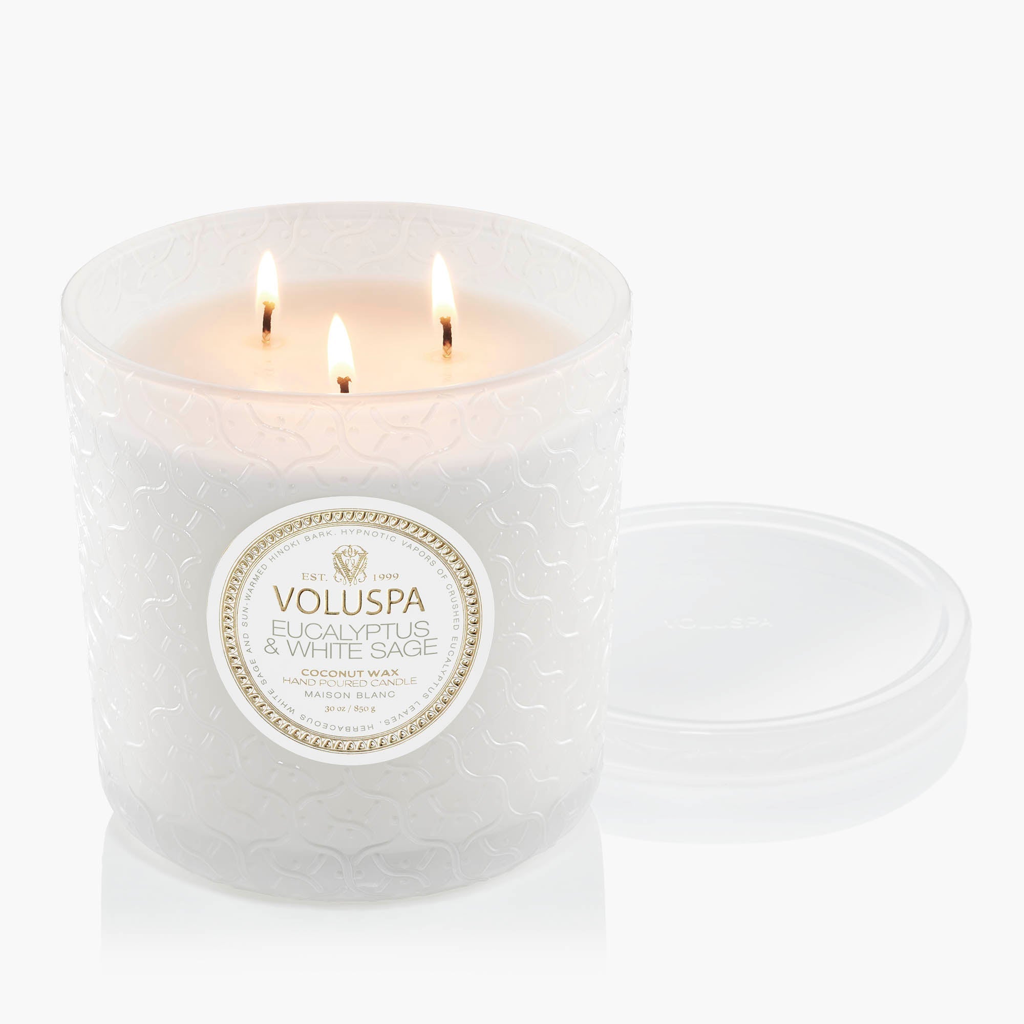 Eucalyptus & White Sage | Boxed Luxe Candle | VOLUSPA