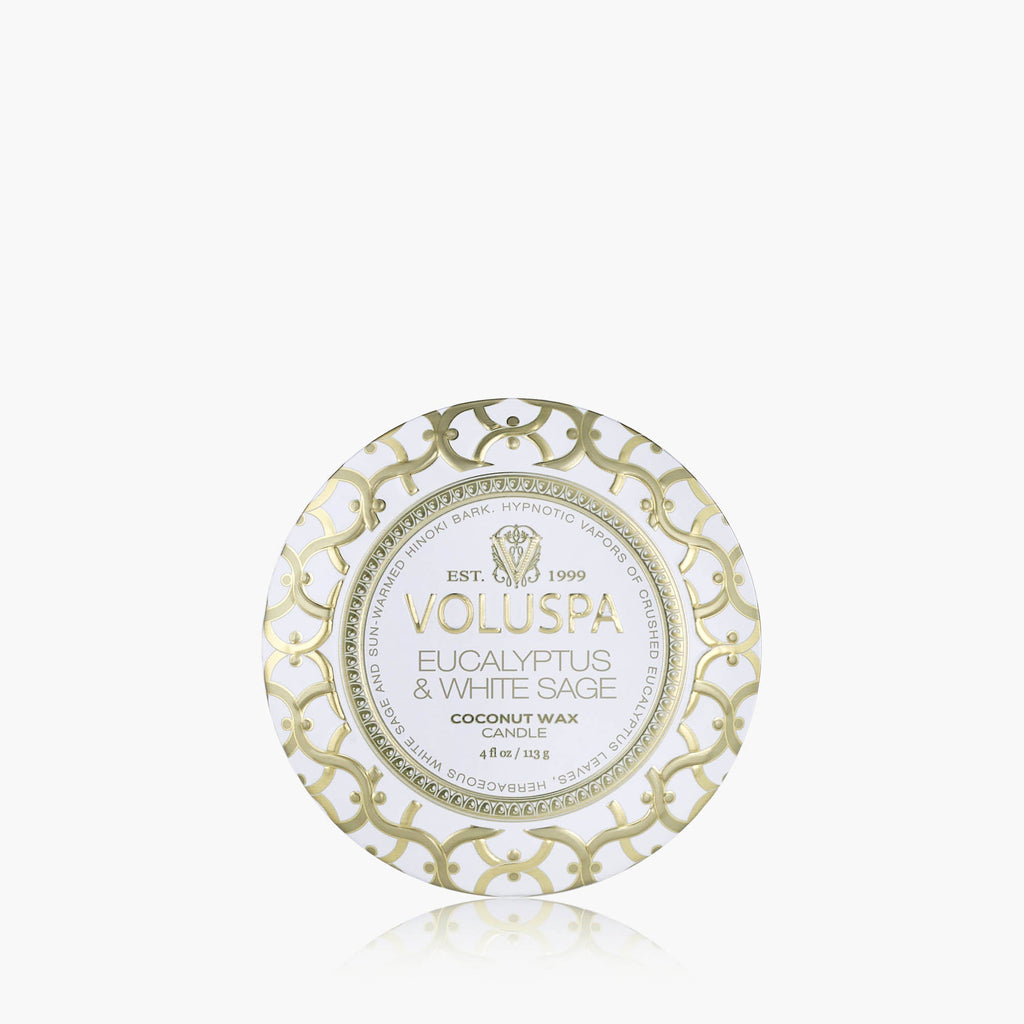 Eucalyptus & White Sage - Mini Tin Candle