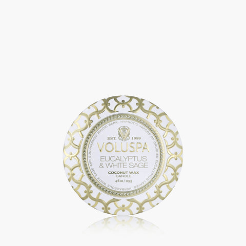 Eucalyptus & White Sage - Mini Tin Candle