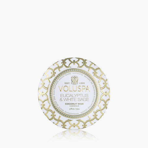 Eucalyptus & White Sage - Mini Tin Candle