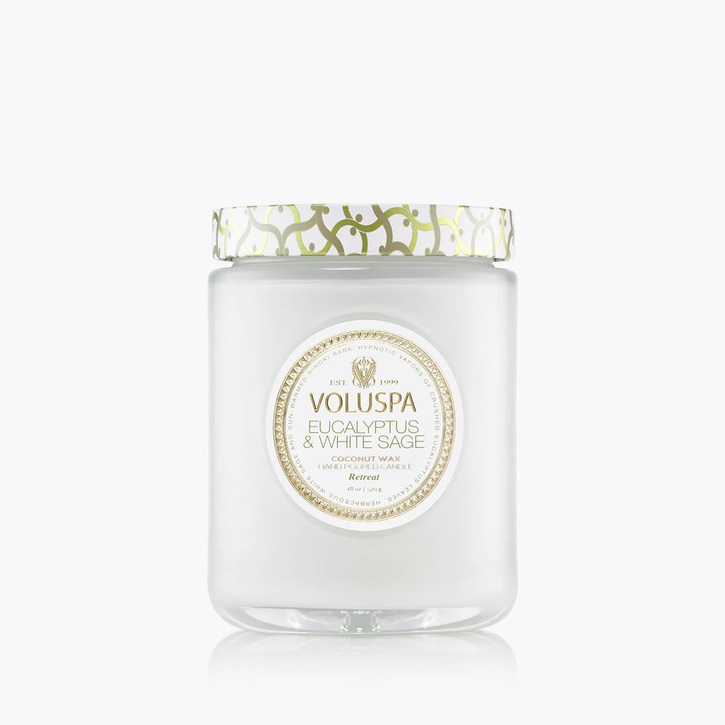 Eucalyptus White Sage - Large Jar Candle