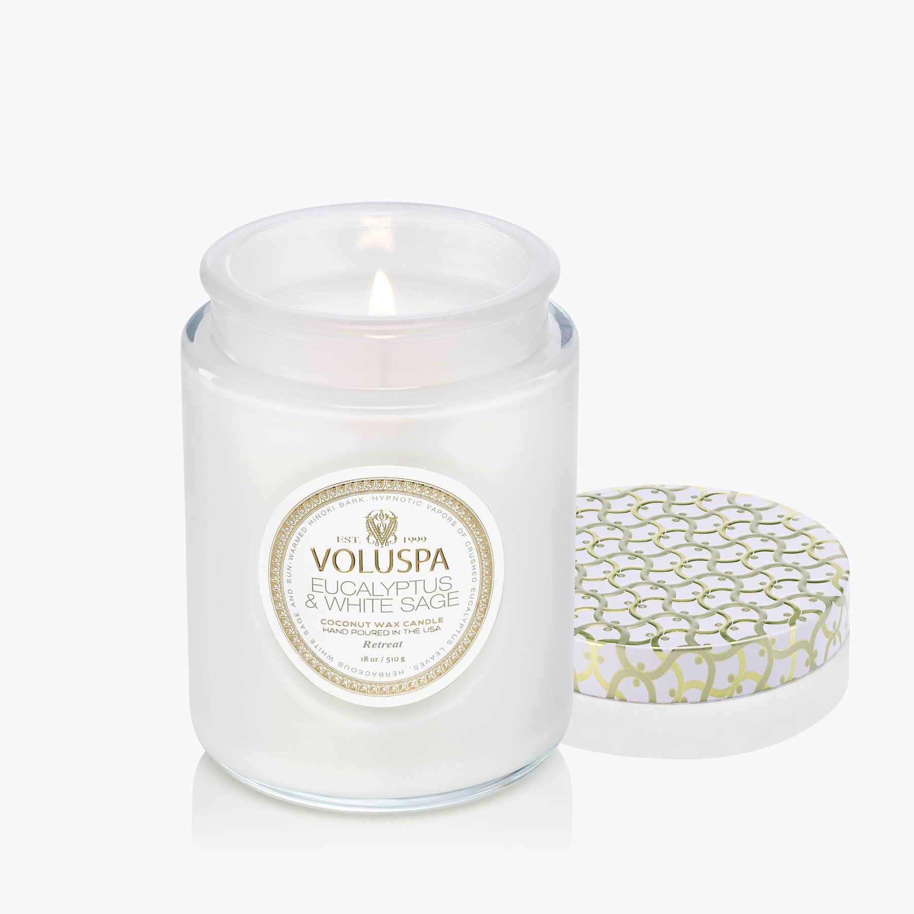 Eucalyptus & White Sage - Large Jar Candle