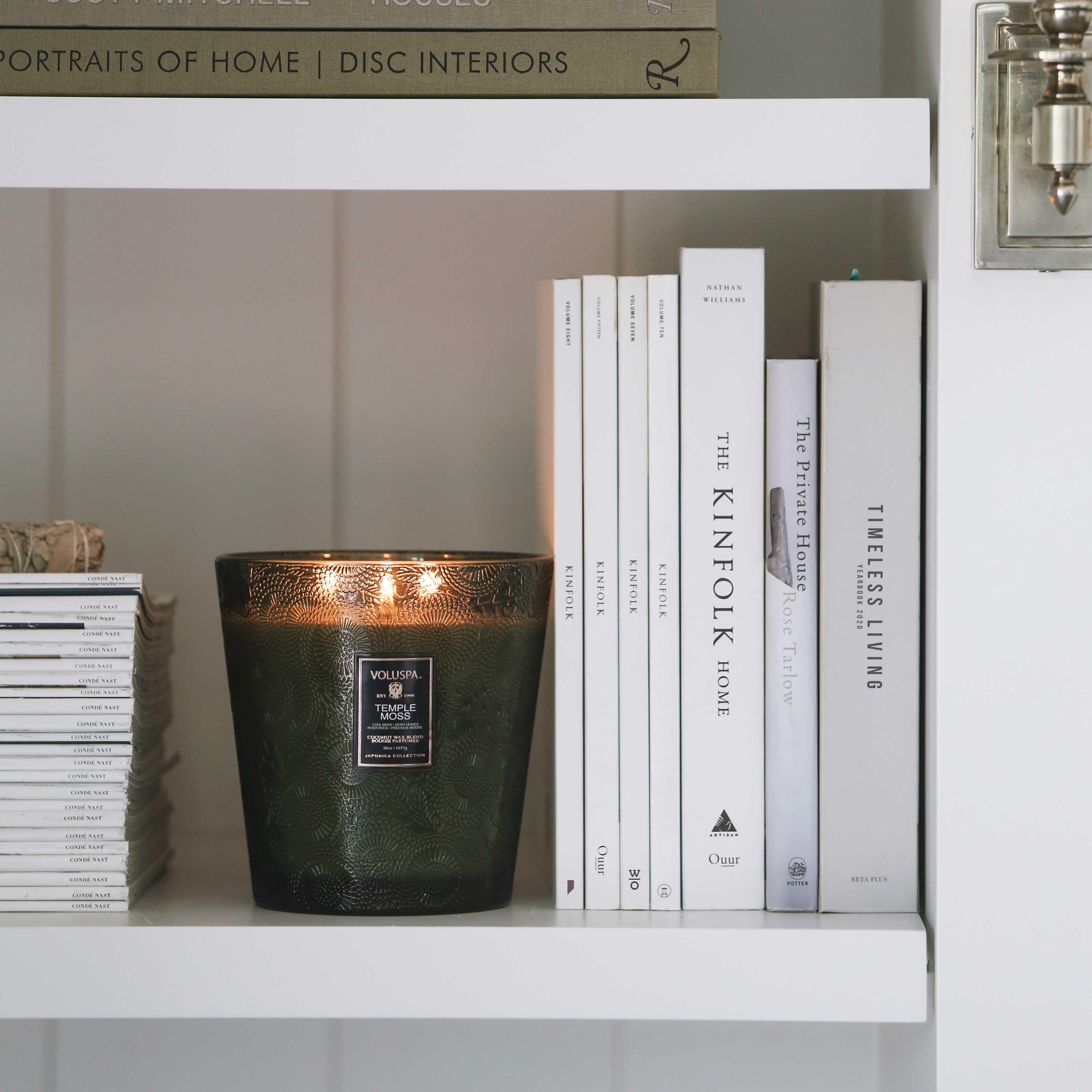 Temple Moss | 3 Wick Hearth Candle | VOLUSPA