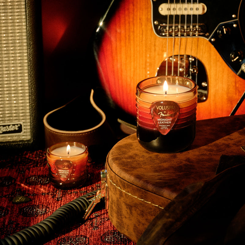 Midnight Leather - Mini Boxed Candle - view 2