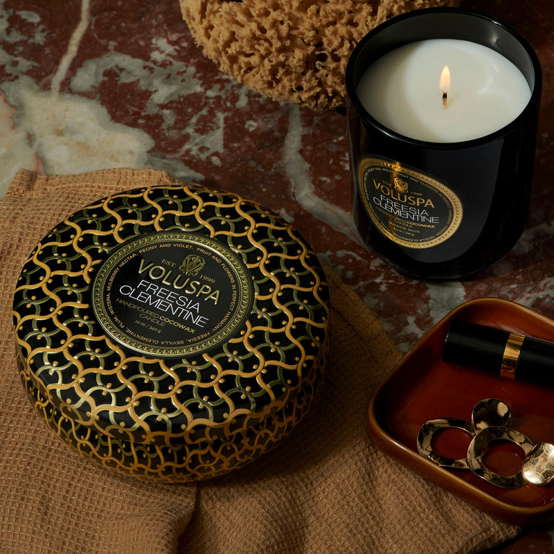 Freesia Clementine - 3 Wick Tin Candle - view 3