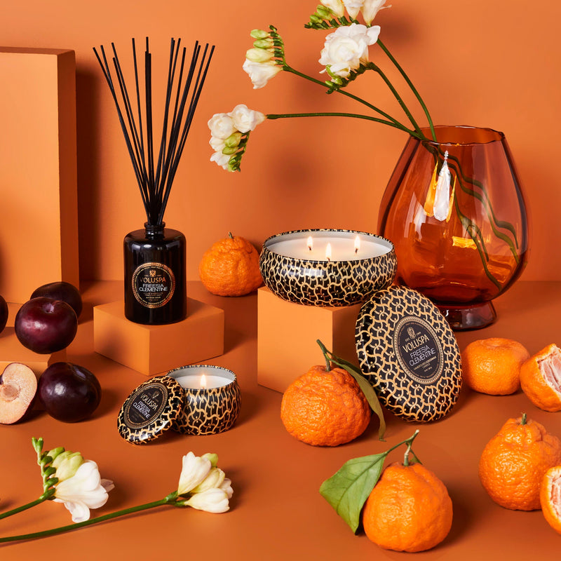 Freesia Clementine - 3 Wick Tin Candle - view 2