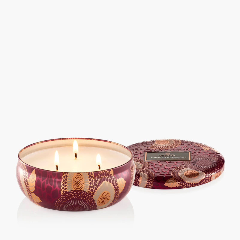 Foraged Wildberry - 3 Wick Tin Candle