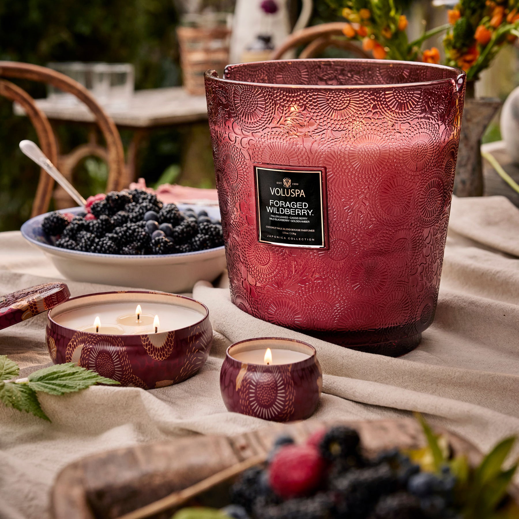 Foraged Wildberry - 5 Wick Hearth Candle